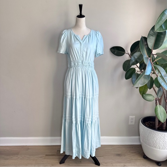 Anthropologie Somerset Maxi Dress Linen Edition L - Picture 2 of 5